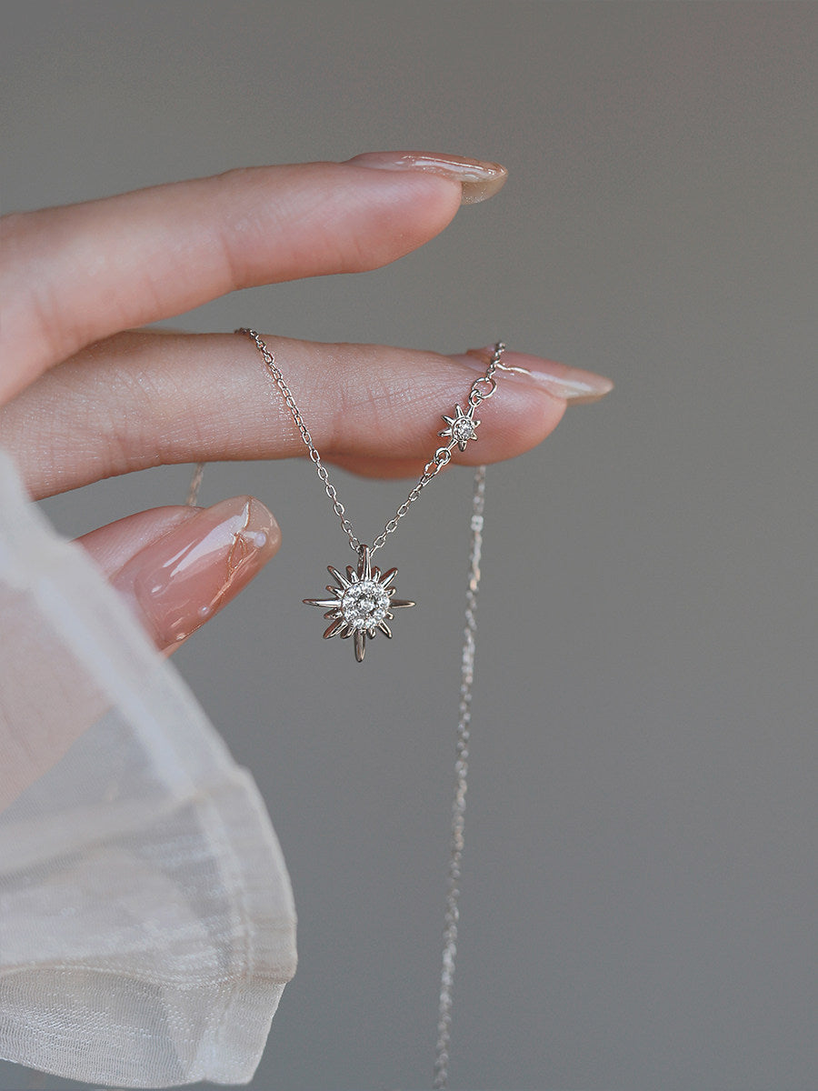 silver necklace