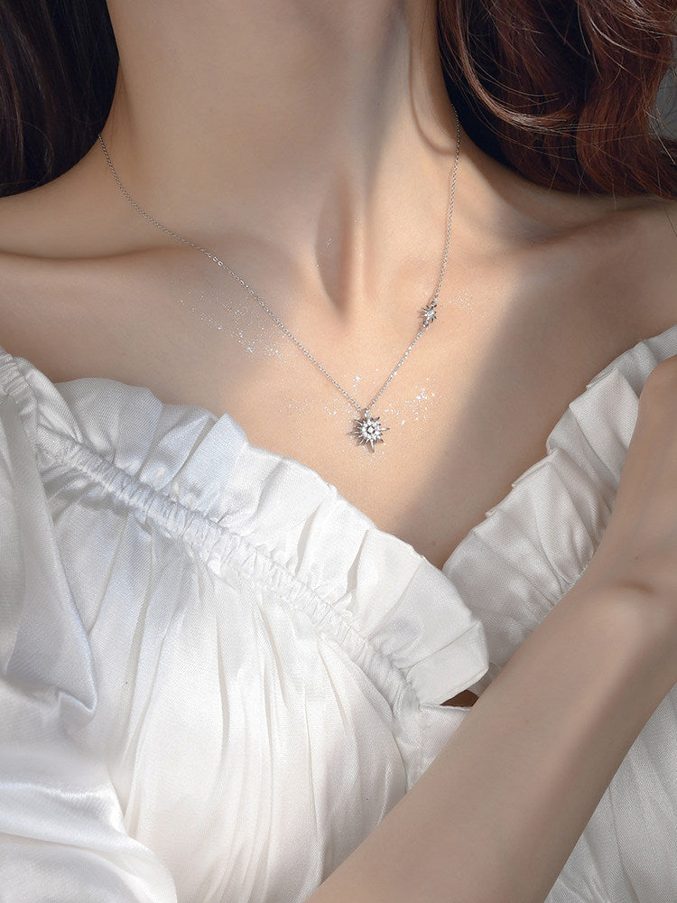 silver necklace