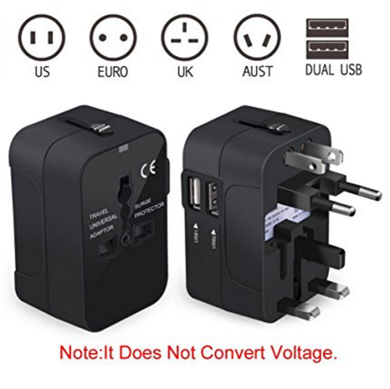 Dual USB Universal Socket Converter