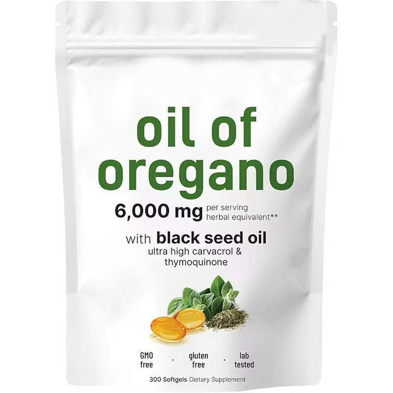 Oregano Oil Softgel Dietary Supplement