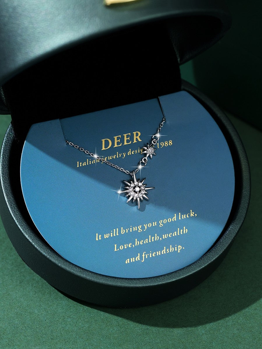 silver necklace