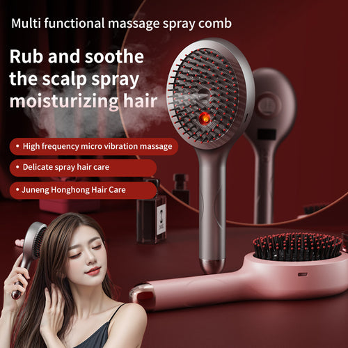 Electric spray air cushion comb