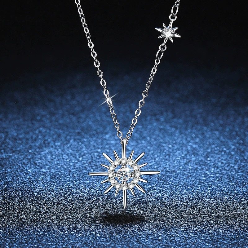 silver necklace