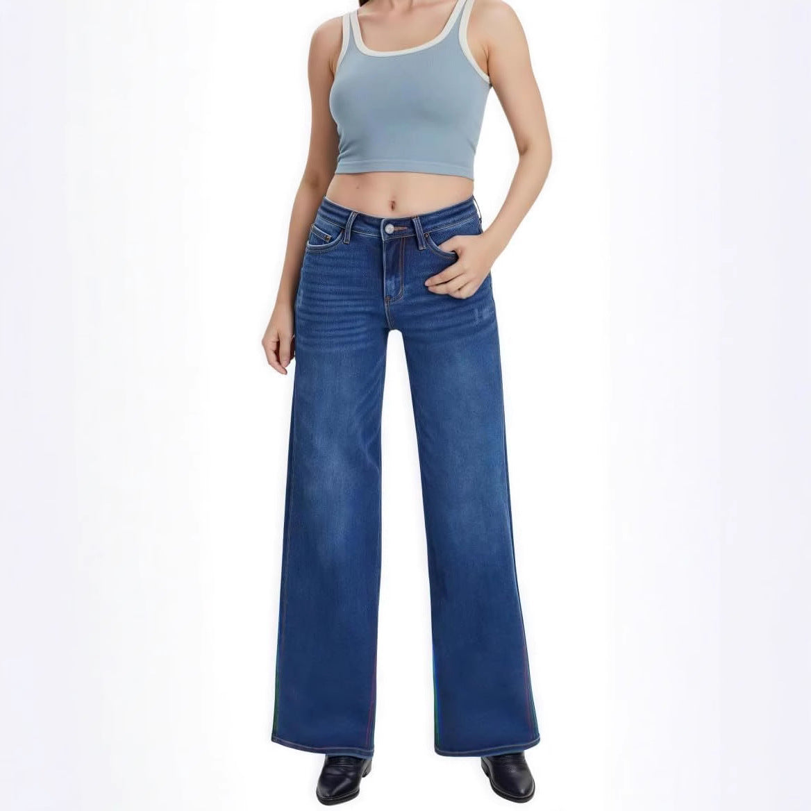 Womens Denim Trousers